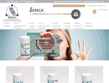 Tablet Screenshot of lereca.com